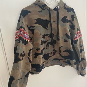 Zara camouflage hoodie